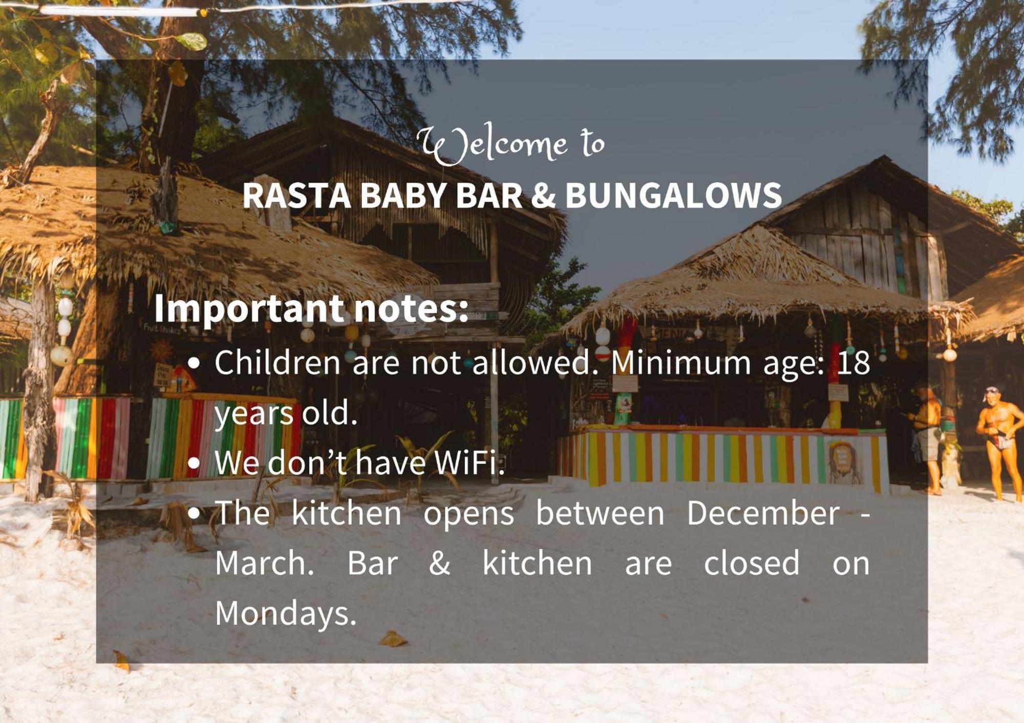 Rasta Baby Bar & Bungalows - Suitable For Young Travelers Koh Phayam Exterior photo